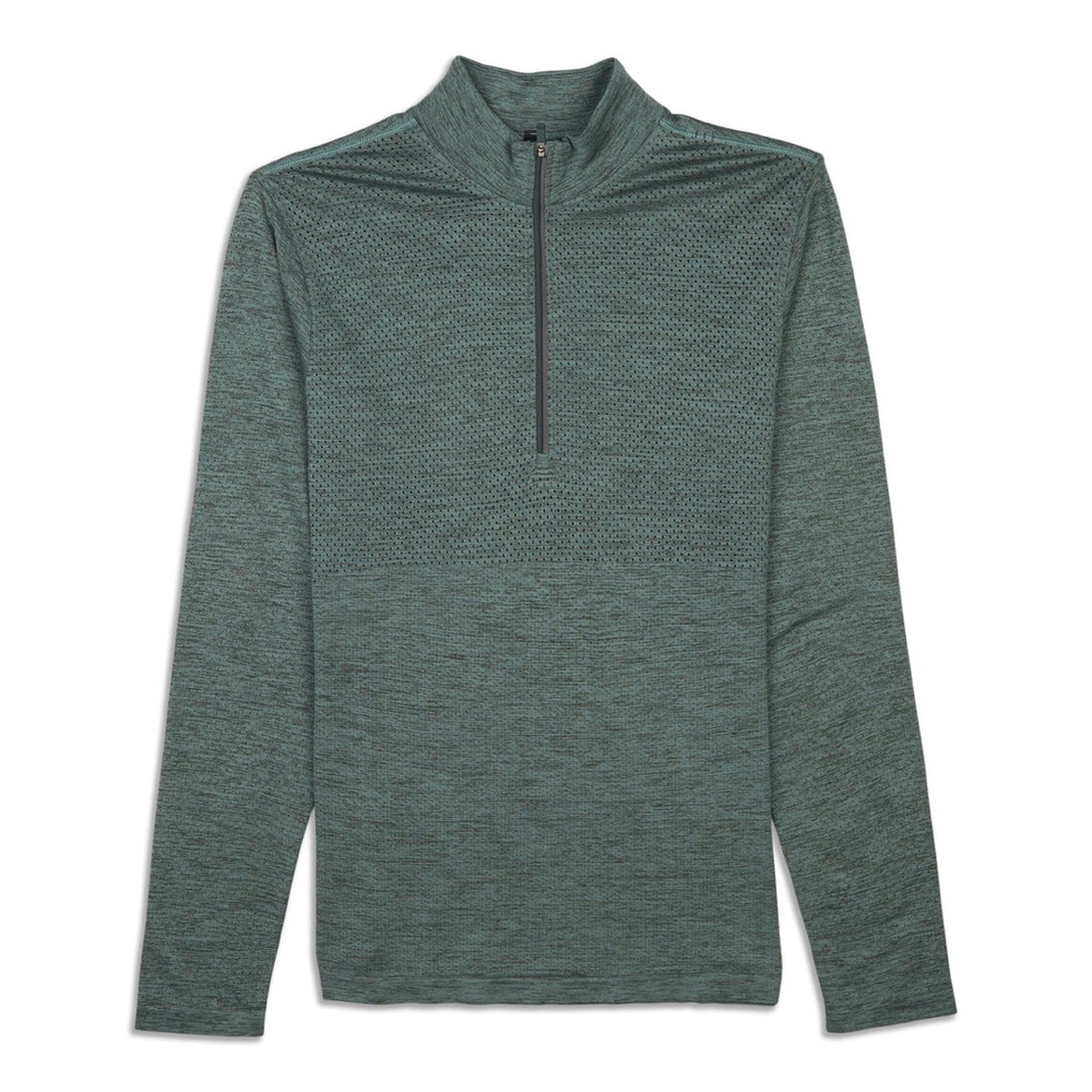 Lululemon Men’s Metal Vent Tech Midweight Half-Zip  in Green Size M